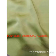 Tissu de satin acétate artificiel en polyester tissé
